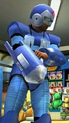Frank as Mega Man